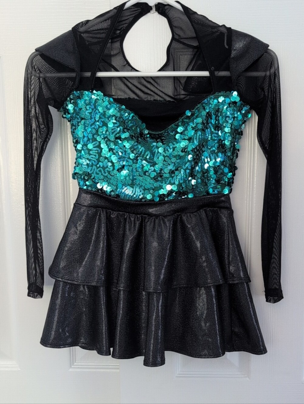 Revolution Teal Sequin Jazz Costume